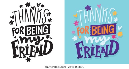 Cute hand drawn doodle lettering quote. Lettering for t-shirt design, mug print, bag print, clothes fashion. 100% hand drawn vector image.