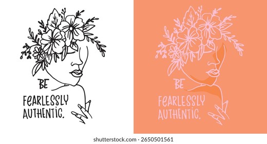 Cute hand drawn doodle lettering quote about flowers. Lettering for t-shirt design, mug print, bag print, clothes fashion. 100% hand drawn vector image.