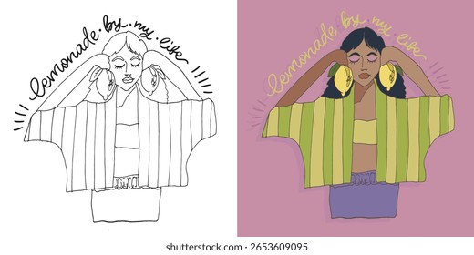 Citação de letras bonitas desenhadas à mão. Cartas para design de camiseta, impressão de caneca, impressão de saco, moda de roupas. 100% de imagem vetorial desenhada à mão.