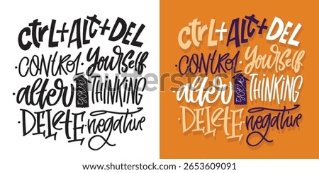 Cute hand drawn doodle lettering quote. Lettering for t-shirt design, mug print, bag print, clothes fashion. 100% hand drawn vector image.
