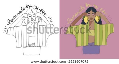 Cute hand drawn doodle lettering quote. Lettering for t-shirt design, mug print, bag print, clothes fashion. 100% hand drawn vector image.