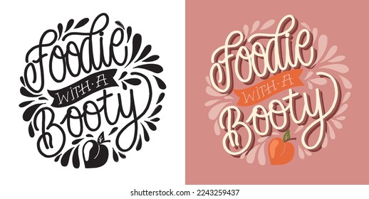 Cute hand drawn doodle motivation lettering phrase postcard. Lettering art label. T-shirt design, mug print.