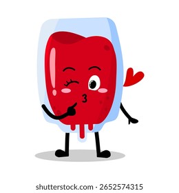 Cute Hand Drawn Flirty Red Blood Bag