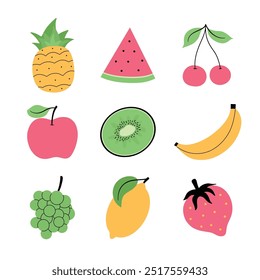 Cute Hand drawn Fruit Pack