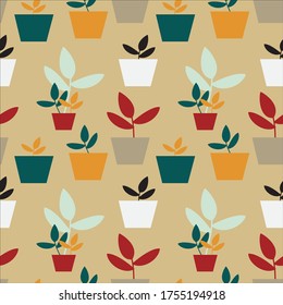 Cute hand drawn gardening tools seamless pattern.  Can use for print, template, fabric, presentation, textile, banner, poster, wallpaper, digital paper.