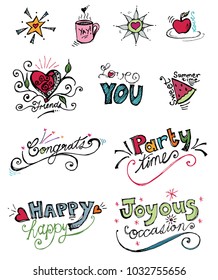 Cute hand drawn gift cards