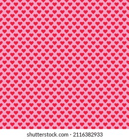 Cute hand drawn hearts seamless pattern, lovely romantic background, great for Valentine's Day, Mother's Day, textiles, wallpapers, banners - vector design