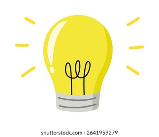 Cute Hand Drawn Light bulb