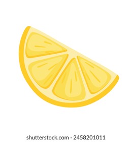 Cute Hand Drawn Lime Lemon Slices Fruit Doodle for Drink and Beverage Ingredients on White Background