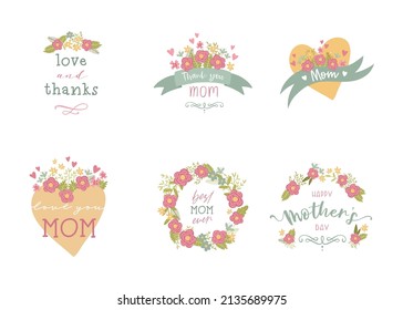 Cute hand drawn Mother's Day seamless pattern, lovely floral background with roses, great for textiles, banners, wallpapers, wrapping - vector design