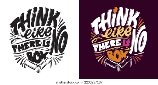 Cute Hand drawn motivation lettering phrase in modern calligraphy style. Inspiration slogan for print and poster design. Vector