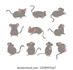 Cute Hand Drawn Mouse Collection