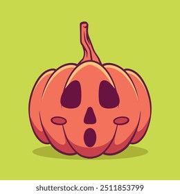 Cute hand drawn pumpkin illustration