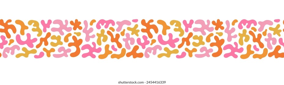 Fondo retro dibujado a mano lindo, patrón sin costura, diseño vintage, colorido, ideal para textiles, Anuncios, Fondo de pantalla, envoltura - diseño de Vector