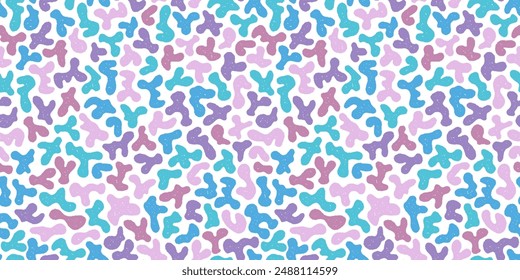 Cute hand drawn retro background, seamless pattern, vintage design, colorful, great for textiles, banners, wallpaper, wrapping - vector design
