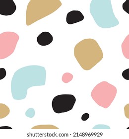 Cute hand drawn seamless pattern. 