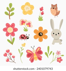 Cute Hand Drawn Spring Season Sticker