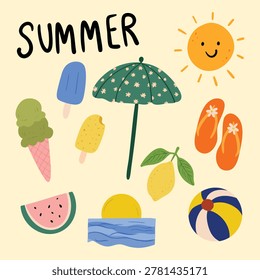 Cute Hand Drawn Summer