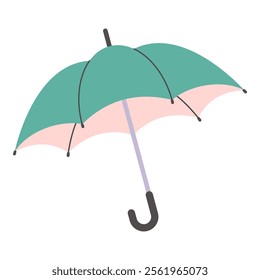 Cute hand drawn umbrella vector illustration