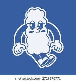 Cute hand drawn vector doodle cartoon sticker design set. Sticker design collection