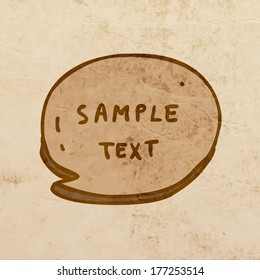 Ilustración de vectores de tracción manual, fondo de textura de papel de vintage