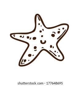 Ilustración de vectores dibujados a mano, variante vectorial en blanco y negro