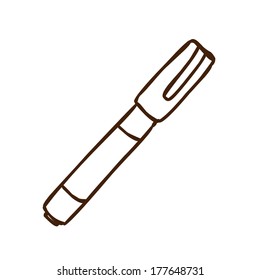 Cute Hand Drawn Vector illustration, black and white vector variant