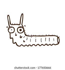Cute Hand Drawn Vector illustration, black and white vector variant