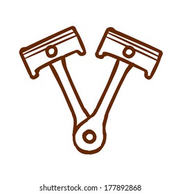Cute Hand Drawn Vector illustration, black and white outline vector variant.