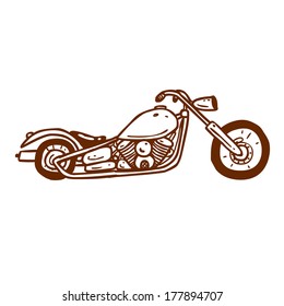 Cute Hand Drawn Vector illustration, black and white outline vector variant.