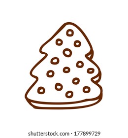 Cute Hand gezeichnete Vektorgrafik, schwarz-weißer Umriss Vektorvariante.