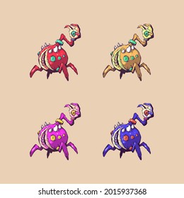monstruo de mano linda. adecuado para la impresión de diseño de camisetas.