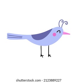 Cute Hand-drawn Bird Vector Illustration