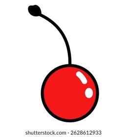 A cute hand-drawn cherry vector that adds a fresh, natural touch. Great for food ads, café menus, and casual branding.