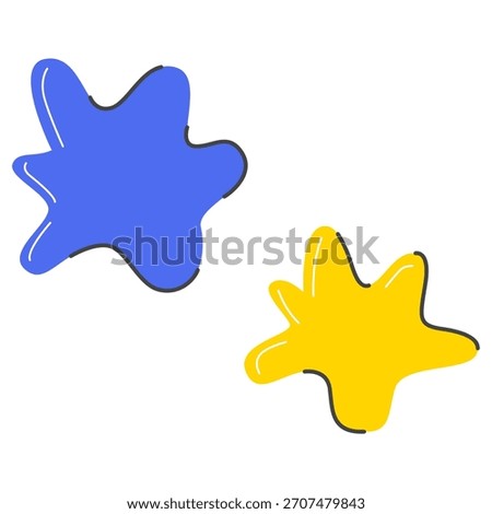 Cute Handdrawn Daisy Flower on Clipboard Illustration Graphic Element