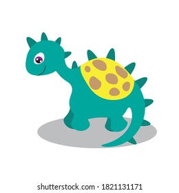 Cute hand-drawn dinosaurs for baby and children fabric, textiles, Wallpapers and products, vector illustration