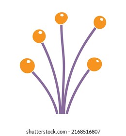 Ilustración de vectores de flores dibujadas a mano