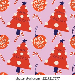 süße, handgearbeitete Weihnachtselemente entwerfen süße Charaktere Santa und andere Elemente nahtlose Muster für Warppapier