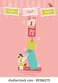 Cute hanging tag design