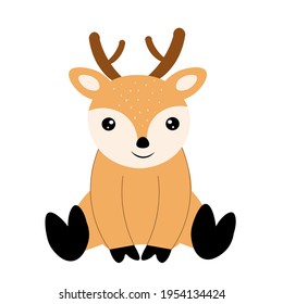 cute happy animal vector illustration