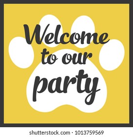 Cute happy birthday card. Vector illustration
