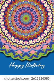 Cute Happy Birthday greeting card 
