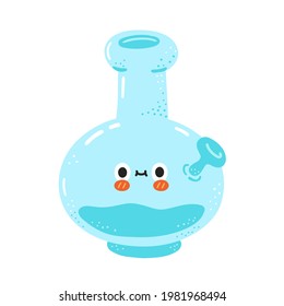 Cute Happy Bong Character Vector Hand Stock Vector (Royalty Free ...