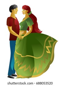 cute happy couple