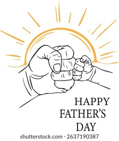 Cute Happy Father’s Day Poster