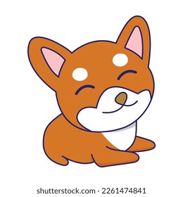 süßes Hund, Vektorgrafik-Design