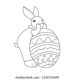 Cute Happy Easter Coloring Pages