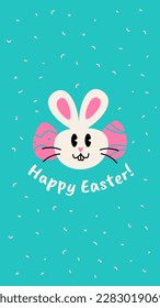 Cute Happy Easter Social Media Story Template