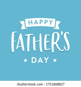 Cute Happy Father's Day Appreciation Vector Text, Father's Day Background, Father's Day Banner, Banner Background for Posters, Flyers, Marketing, Greeting Cards