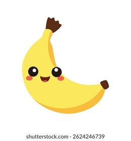 Cute happy funny Banana, Vector